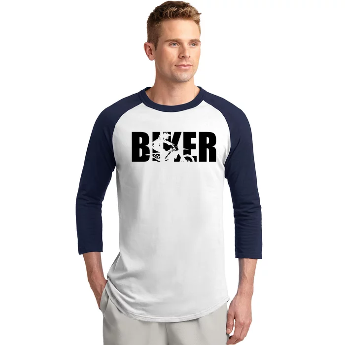 Biker Baseball Sleeve Shirt