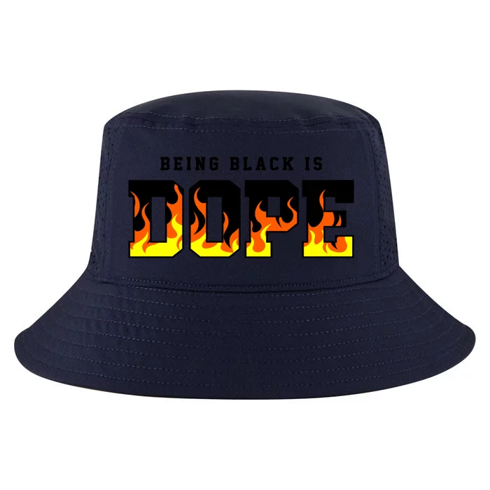 Being Black Is Dope Gift Cool Comfort Performance Bucket Hat