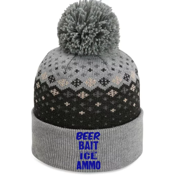 Beer Bait Ice Ammo The Baniff Cuffed Pom Beanie