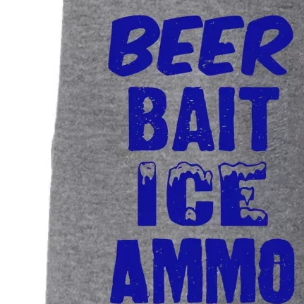 Beer Bait Ice Ammo Doggie 3-End Fleece Hoodie