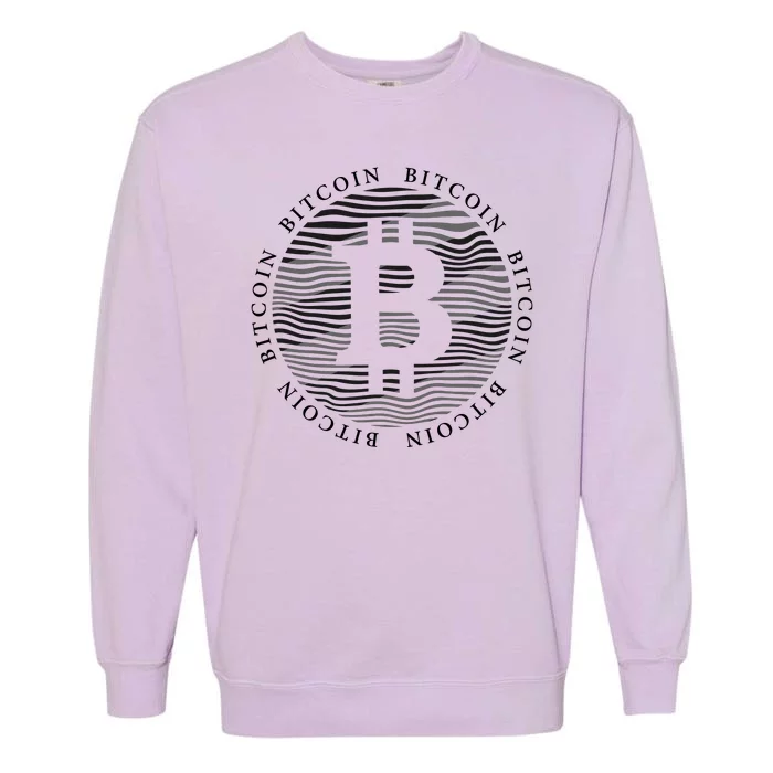 Bitcoin Garment-Dyed Sweatshirt