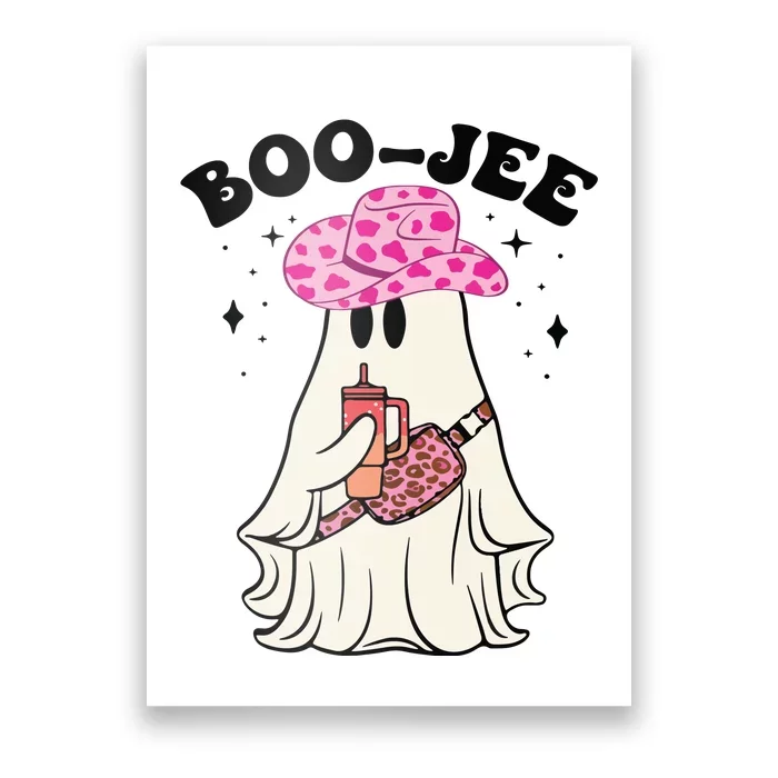 Boujee Boo Jee Spooky Ghost Halloween Leopard Costumes Poster