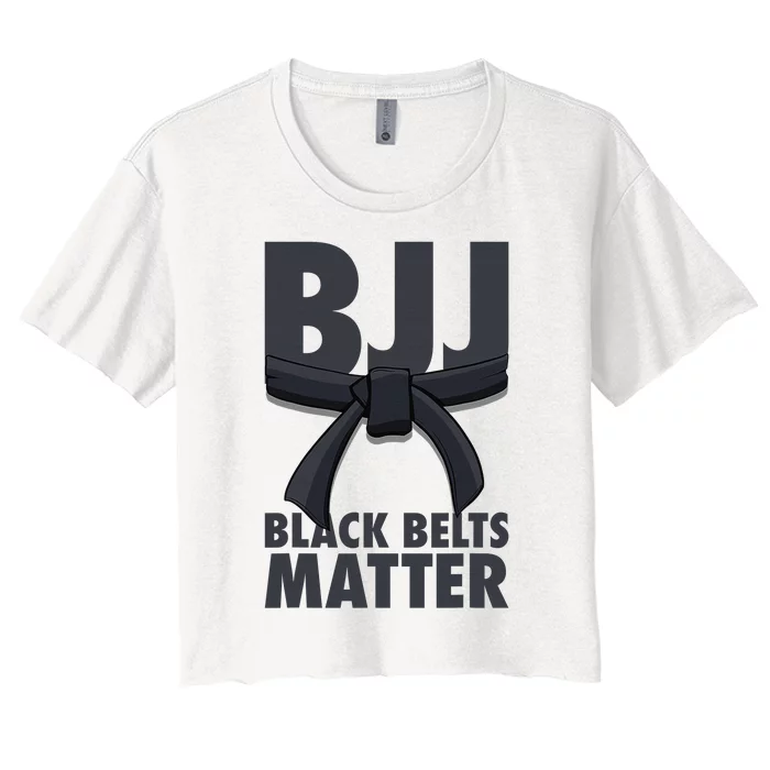 BJJ Brazilian Jiu Jitsu Art Jujitsu Women's Crop Top Tee