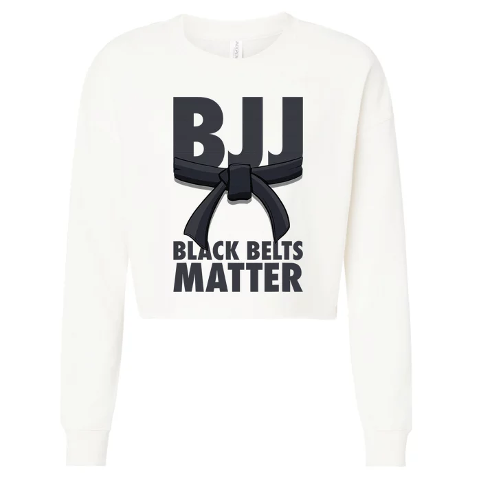 BJJ Brazilian Jiu Jitsu Art Jujitsu Cropped Pullover Crew