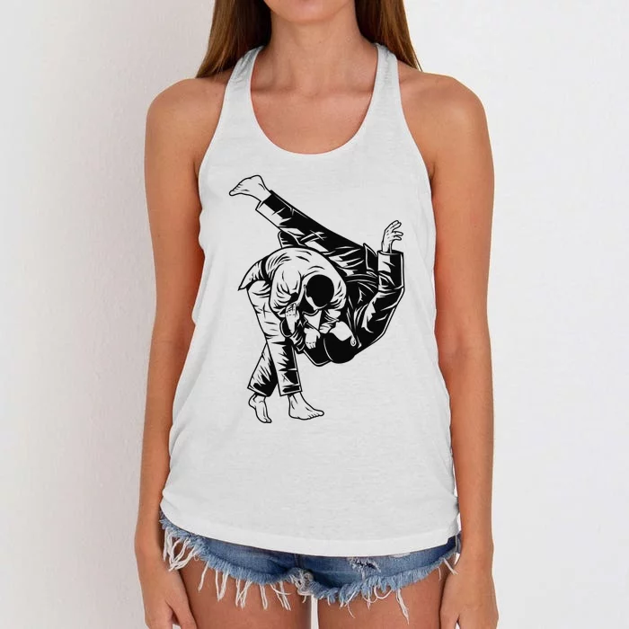 BJJ Brazilian Jiu Jitsu MMA Women's Knotted Racerback Tank