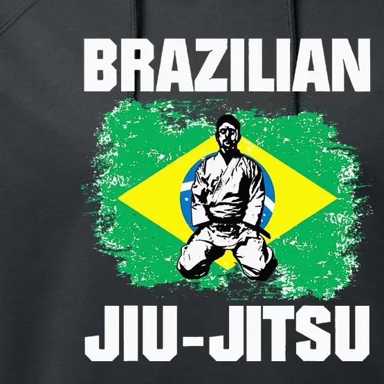 Bjj Brazilian Jiu Jitsu Performance Fleece Hoodie