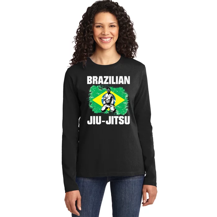 Bjj Brazilian Jiu Jitsu Ladies Long Sleeve Shirt