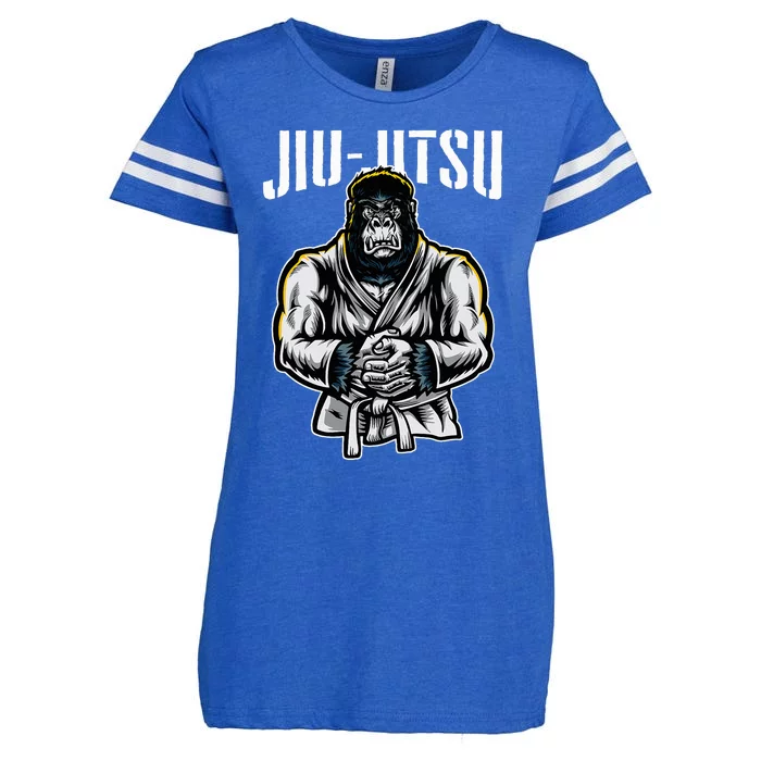 Bjj Brazilian Jiu Jitsu Enza Ladies Jersey Football T-Shirt