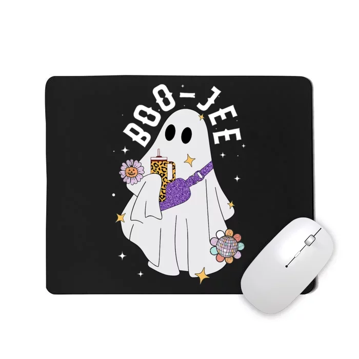 Boujee Boo Jee Spooky Season Cute Ghost Halloween Costume Mousepad