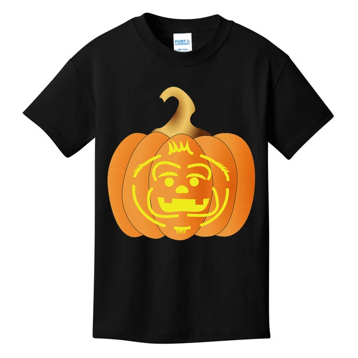 Baby Bigfoot Jack OLantern Halloween Kids T-Shirt