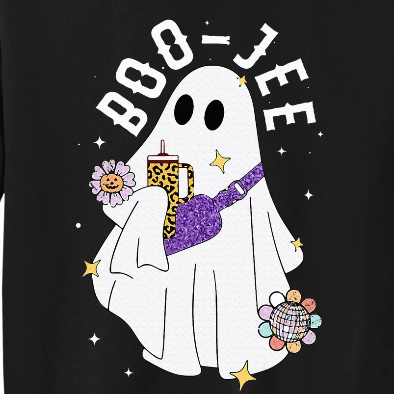 Boujee Boo Jee Spooky Season Cute Ghost Halloween Costume Sweatshirt