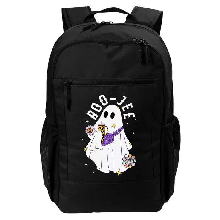 Boujee Boo Jee Spooky Season Cute Ghost Halloween Costume Daily Commute Backpack