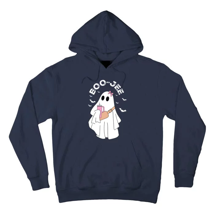 Boujee Boo Jee Ghost Halloween Girl Kids Boy Spooky Season Tall Hoodie