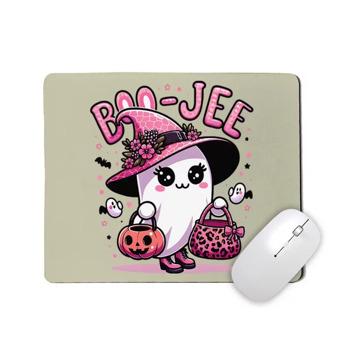 Boujee Boo Jee Spooky Ghost Pin.K Halloween Women Mousepad