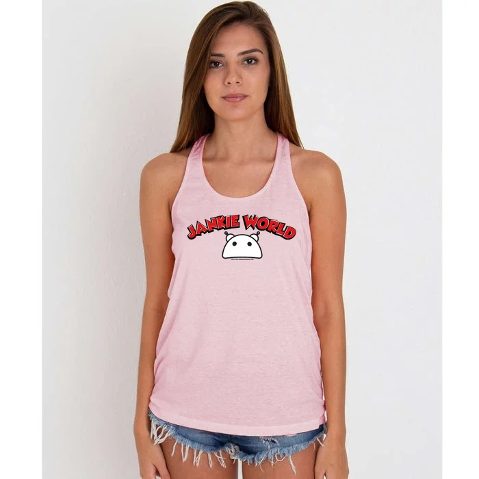 Big Brother Jankie World Officially Women's Knotted Racerback Tank