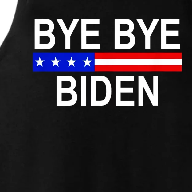 Bye Bye Joe Biden Ladies Tri-Blend Wicking Tank