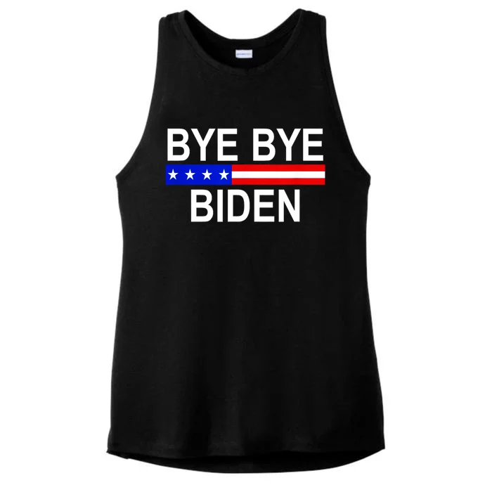 Bye Bye Joe Biden Ladies Tri-Blend Wicking Tank