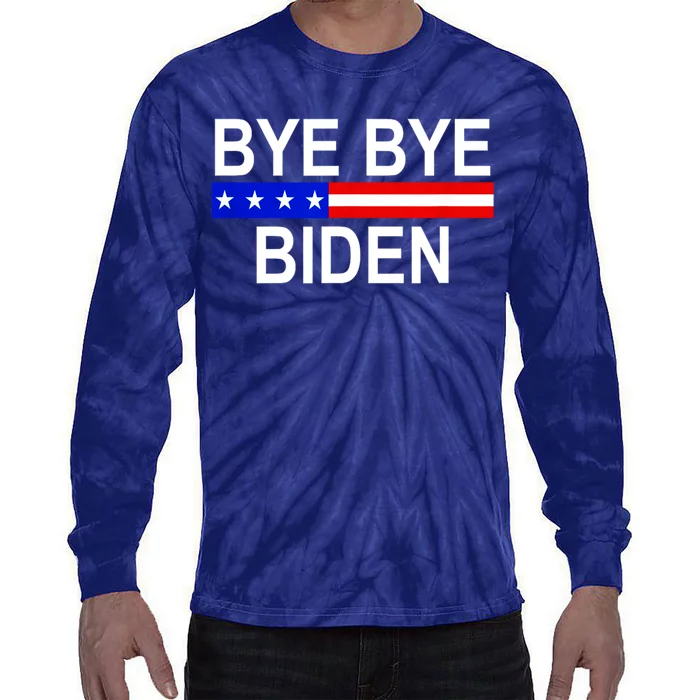 Bye Bye Joe Biden Tie-Dye Long Sleeve Shirt