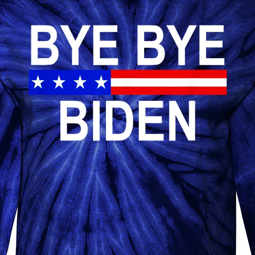 Bye Bye Joe Biden Tie-Dye Long Sleeve Shirt