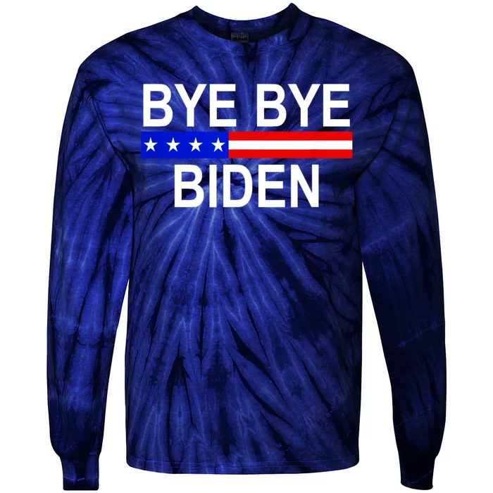 Bye Bye Joe Biden Tie-Dye Long Sleeve Shirt