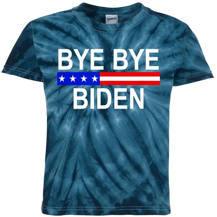 Bye Bye Joe Biden Kids Tie-Dye T-Shirt