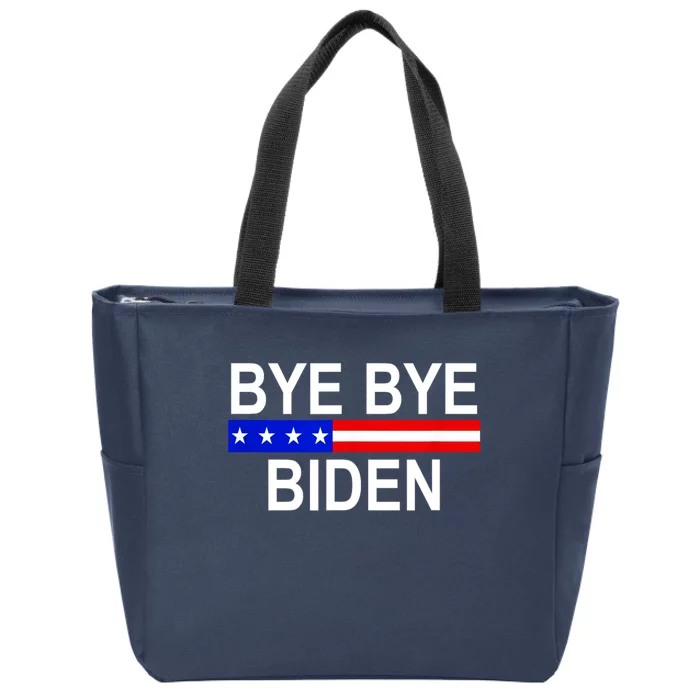 Bye Bye Joe Biden Zip Tote Bag