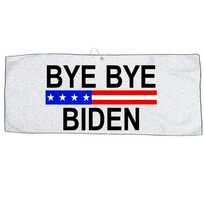 Bye Bye Joe Biden Large Microfiber Waffle Golf Towel