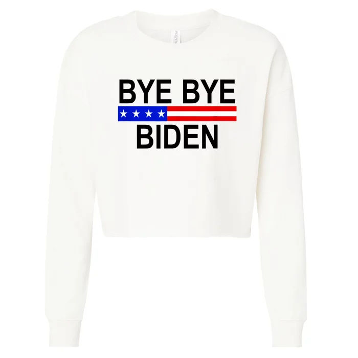 Bye Bye Joe Biden Cropped Pullover Crew