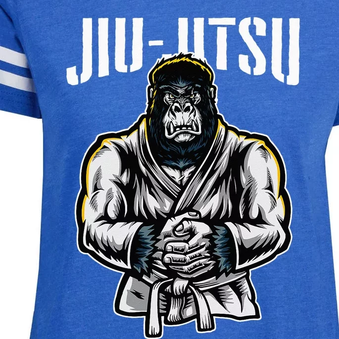 BJJ Brazilian Jiu Jitsu Enza Ladies Jersey Football T-Shirt