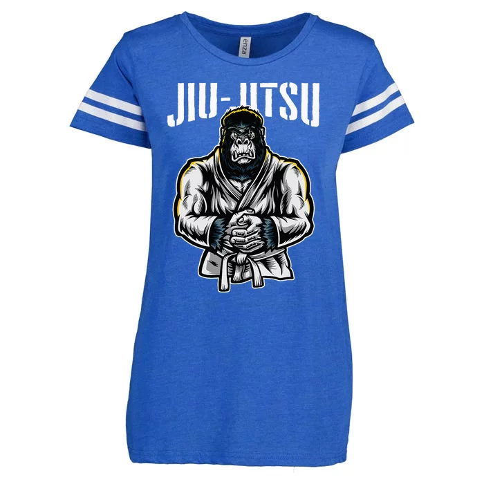 BJJ Brazilian Jiu Jitsu Enza Ladies Jersey Football T-Shirt