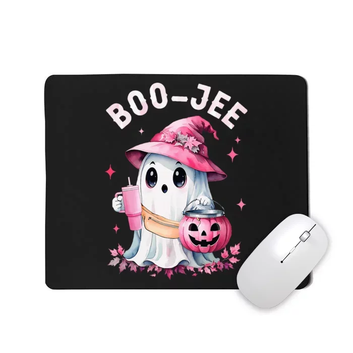 Boujee Boo Jee Spooky Ghost Halloween Pumpkin Costumes Mousepad