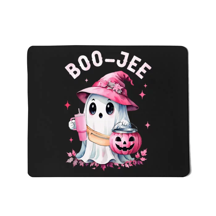 Boujee Boo Jee Spooky Ghost Halloween Pumpkin Costumes Mousepad