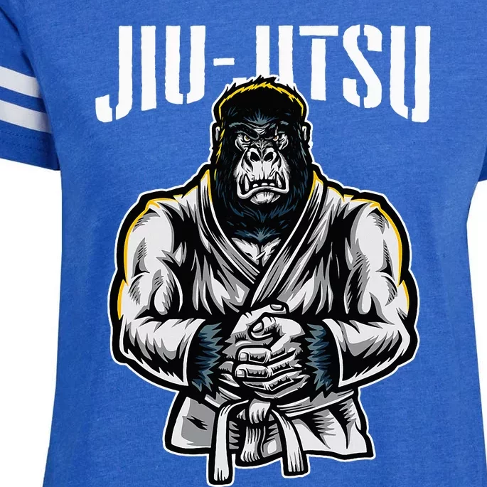 Bjj Brazilian Jiu Jitsu Enza Ladies Jersey Football T-Shirt