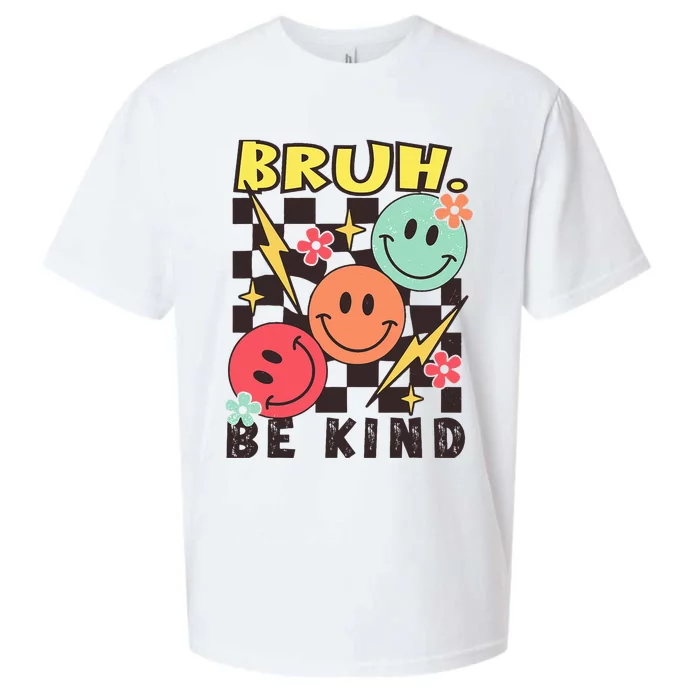 Bruh Be Kind Funny Orange Anti Bullying Unity Day Sueded Cloud Jersey T-Shirt