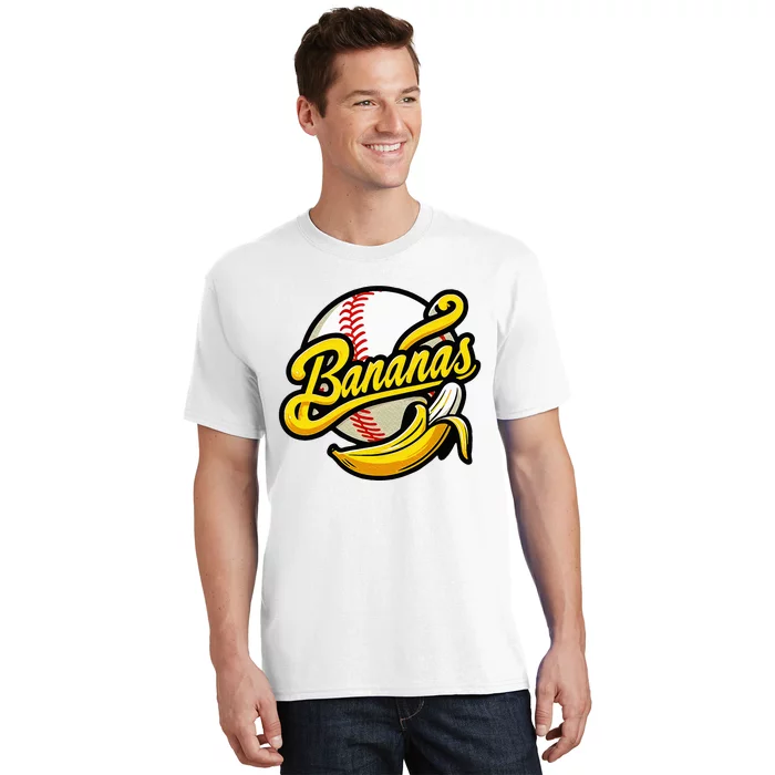 Banana Baseball Lover Cool Game T-Shirt