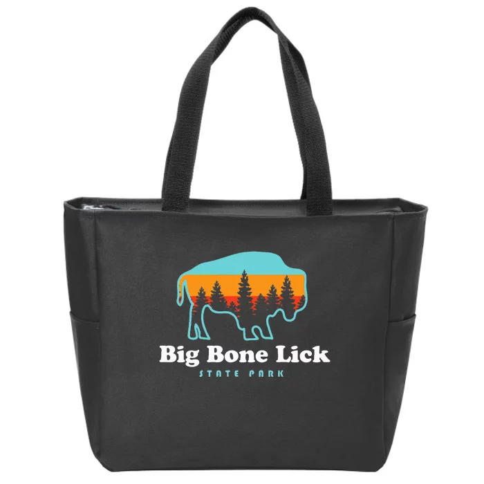 Big Bone Lick State Park Kentucky Bison Fossils Zip Tote Bag