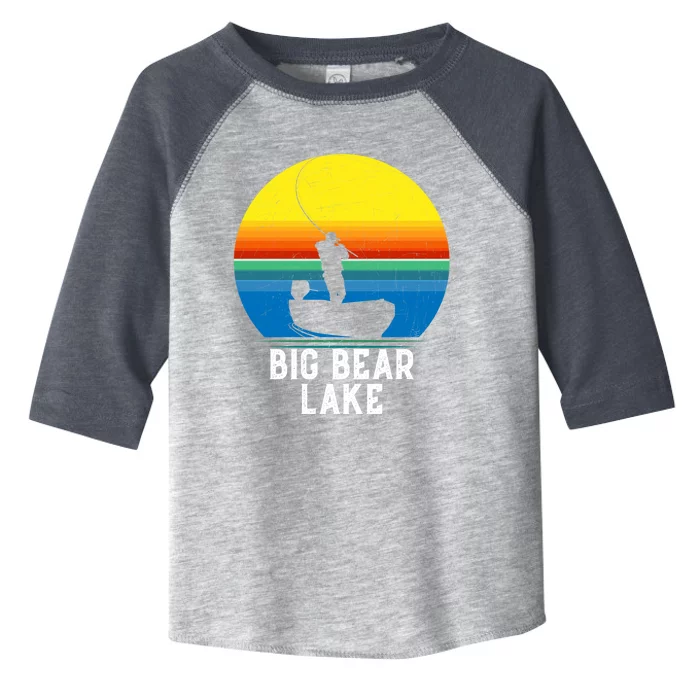 Big Bear Lake Cool Gift For Fishing Trips Travel Family Gift Toddler Fine Jersey T-Shirt