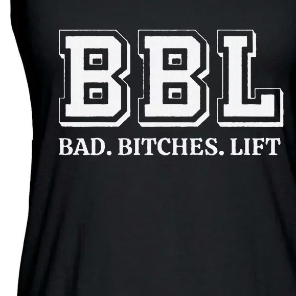 Bad Bitches Lift Ladies Essential Flowy Tank