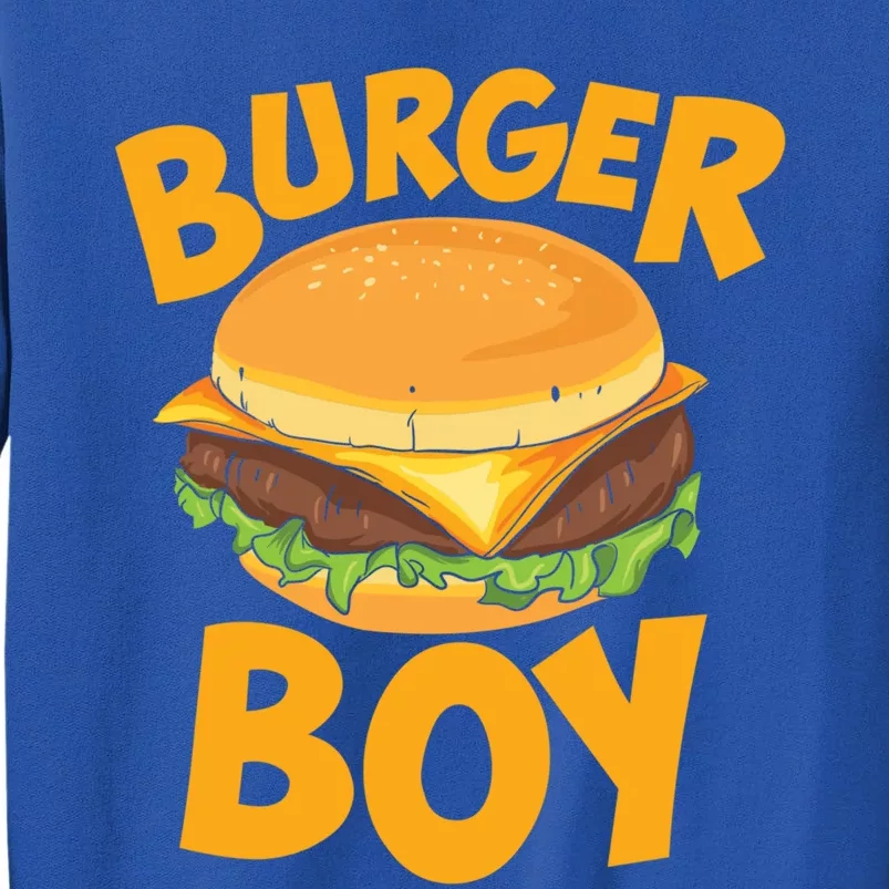 Burger Boy Loves Cheeseburger And Hamburger Gift Tall Sweatshirt