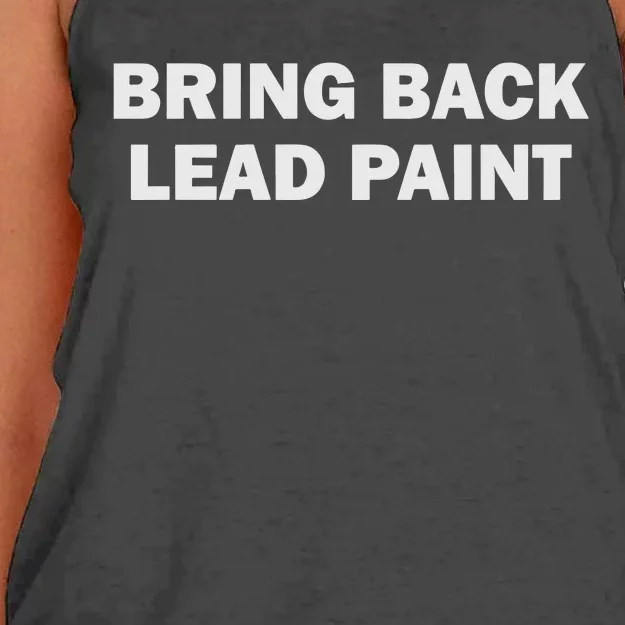 Bring Back Lead Paint Gen Z Women's Knotted Racerback Tank