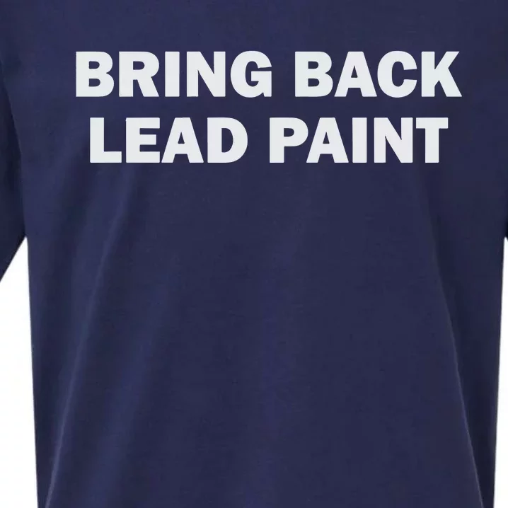 Bring Back Lead Paint Gen Z Sueded Cloud Jersey T-Shirt