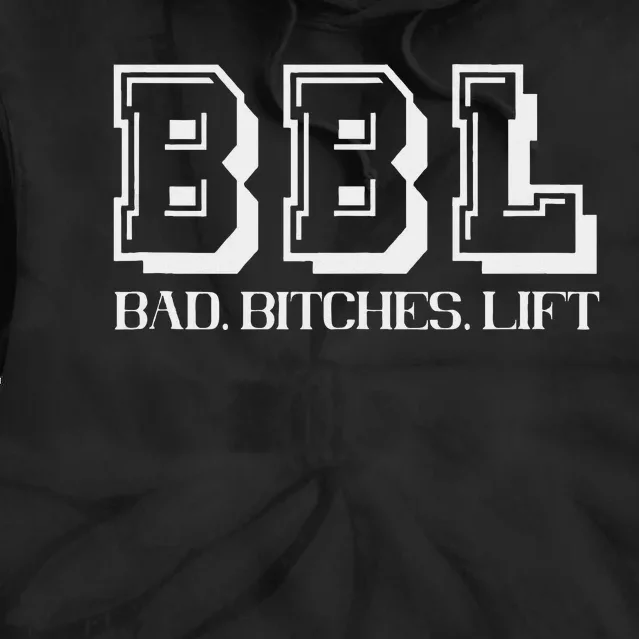 Bad Bitches Lift Heavy Gym Workout Motivation Tie Dye Hoodie