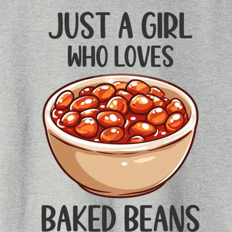 Baked Beans Lovers Gift Just A Who Loves Baked Beans Gift Women's Crop Top Tee