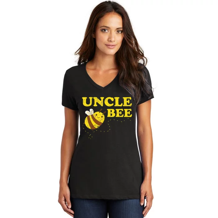 Beekeeping Bee Lovers Honey Bees Bee Smoker Uncle Bee Women's V-Neck T-Shirt