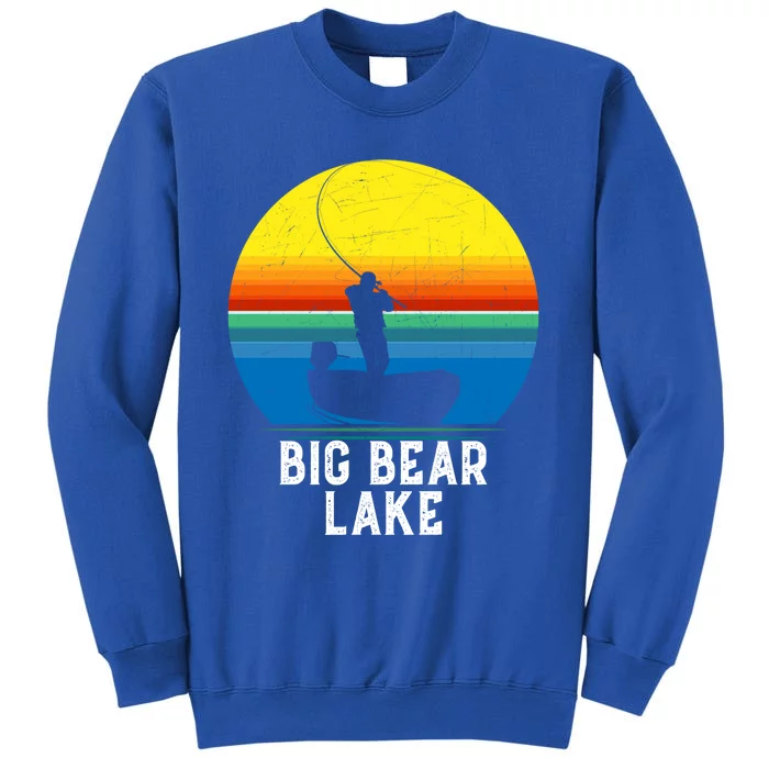 Big Bear Lake Gift For Fishing Trips Travel Family Gift Sweatshirt