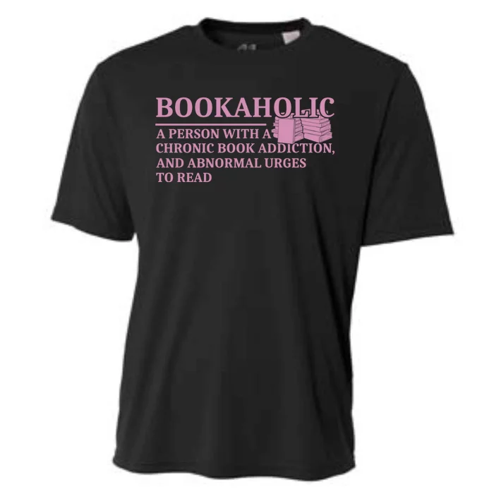 Bookaholic Book Lover Funny Bookworm Reading Gift Cooling Performance Crew T-Shirt