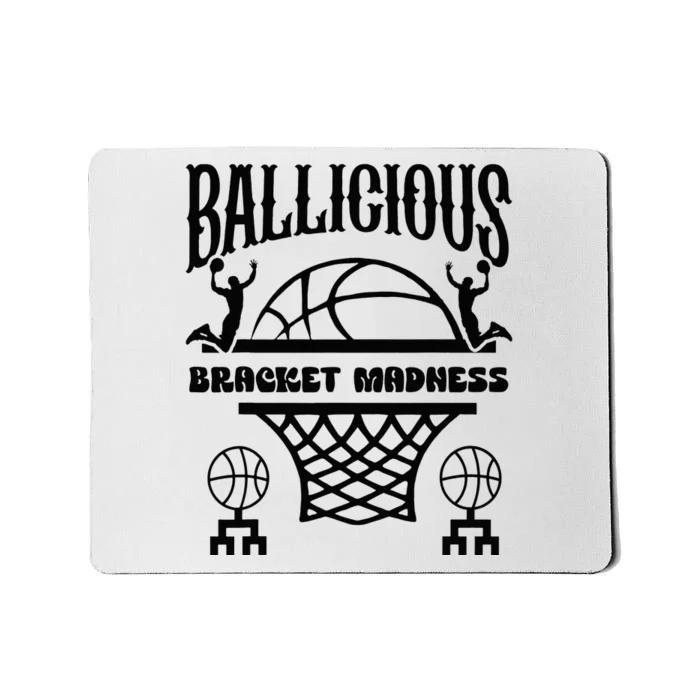 Ballicious Basketball Lovers Hardwood Madness Celebration Mousepad