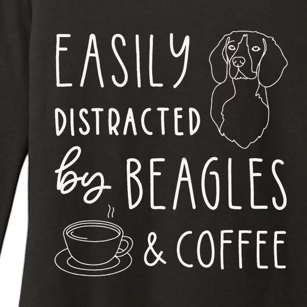 Beagle Beagle Lover Beagles & Coffee Womens CVC Long Sleeve Shirt