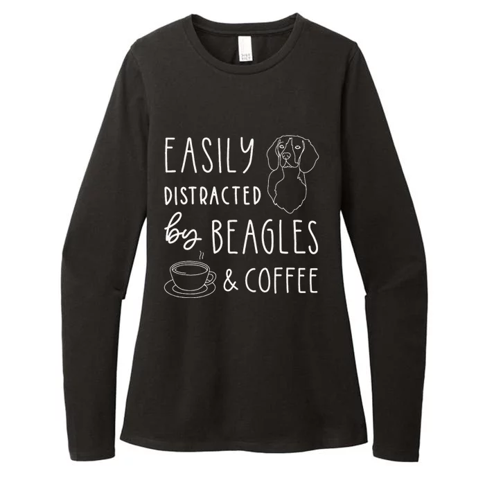 Beagle Beagle Lover Beagles & Coffee Womens CVC Long Sleeve Shirt