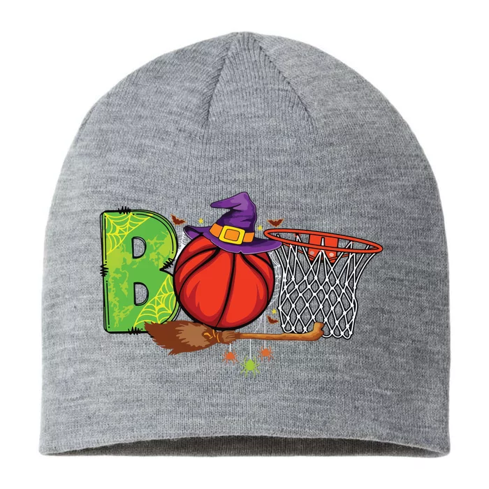 Boo Basketball Lovers Scary Funny Halloween Costume Boy 8 1/2in Sustainable Knit Beanie